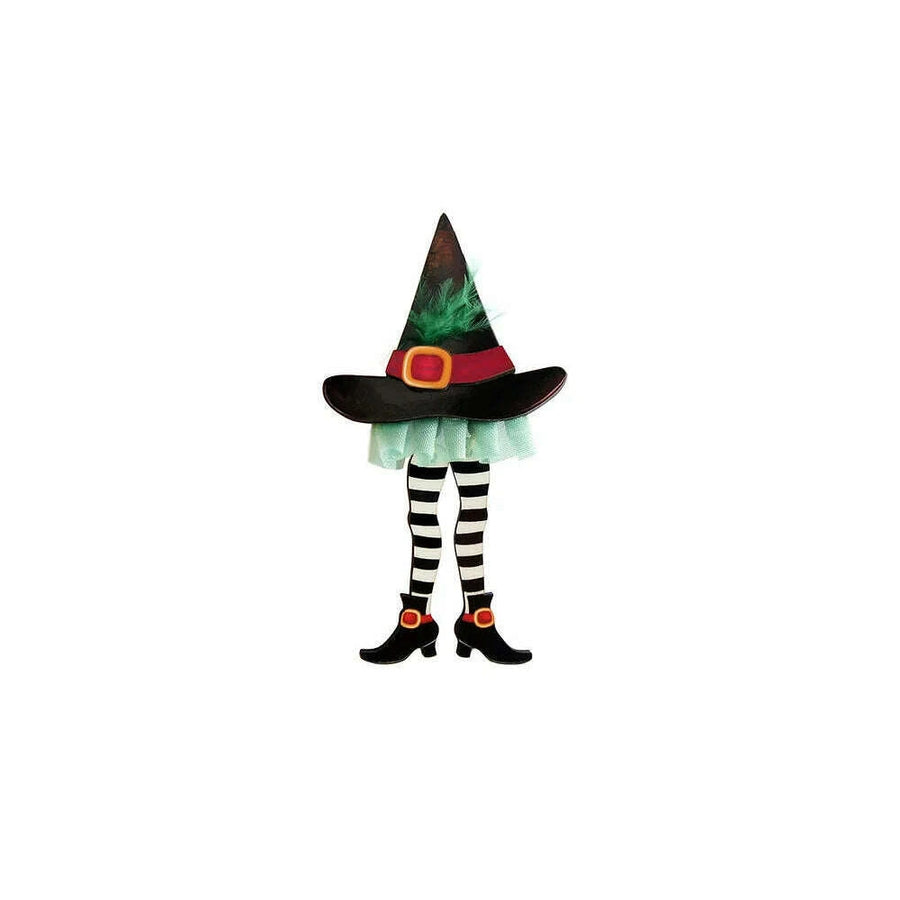 Hidden Witch Halloween Brooch by Laliblue - Quirks!