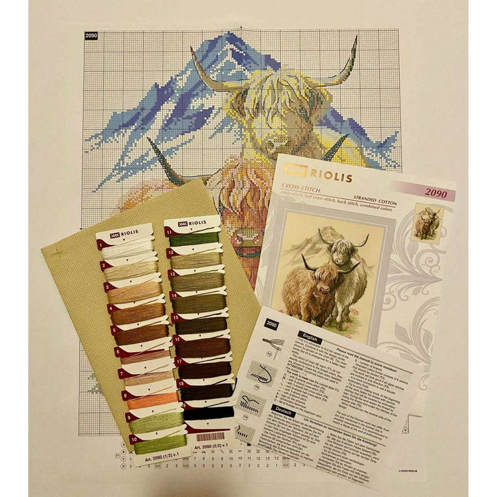 Highland Buddies R2090 Counted Cross Stitch Kit
