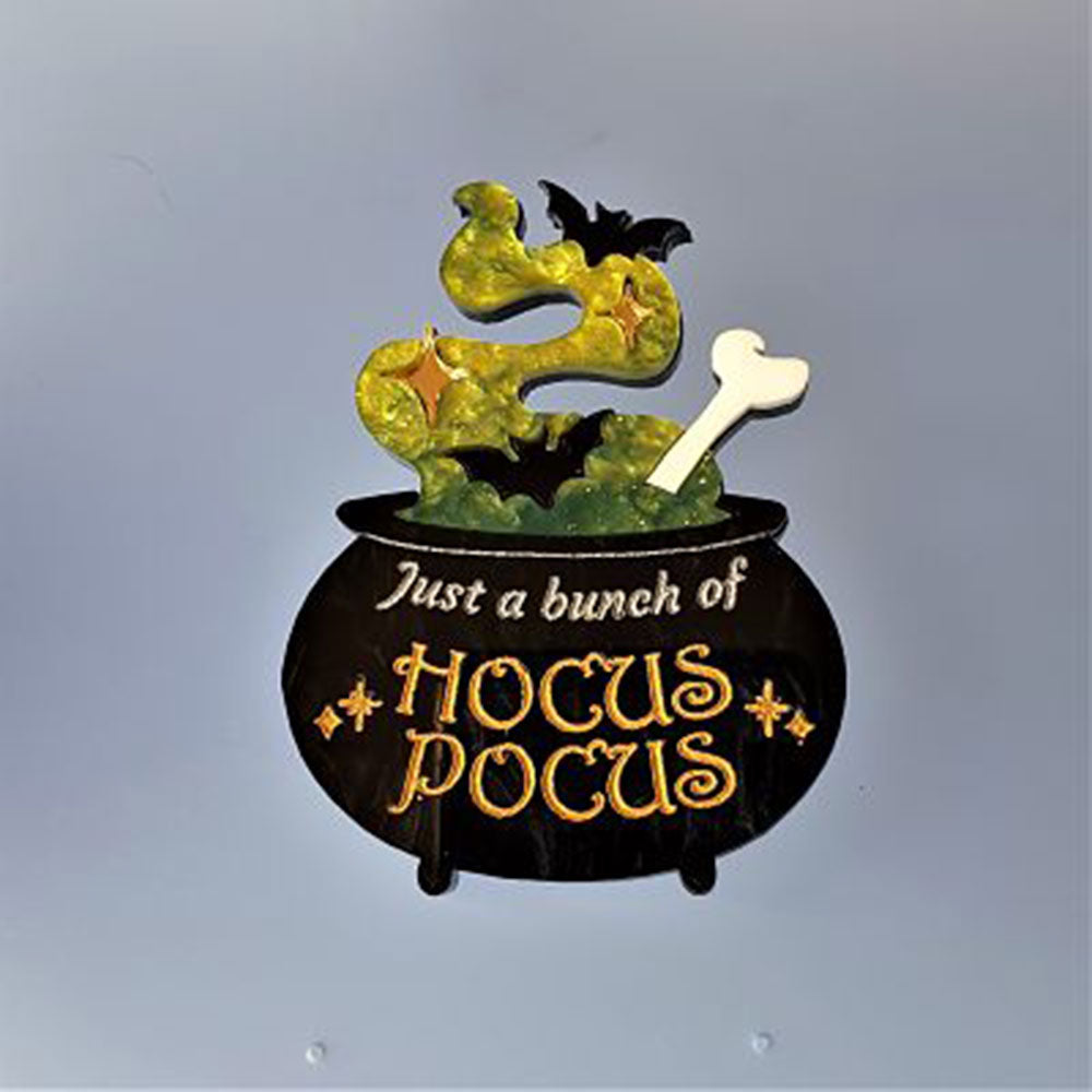 Hocus Pocus Cauldron Brooch by Cherryloco Jewellery 2