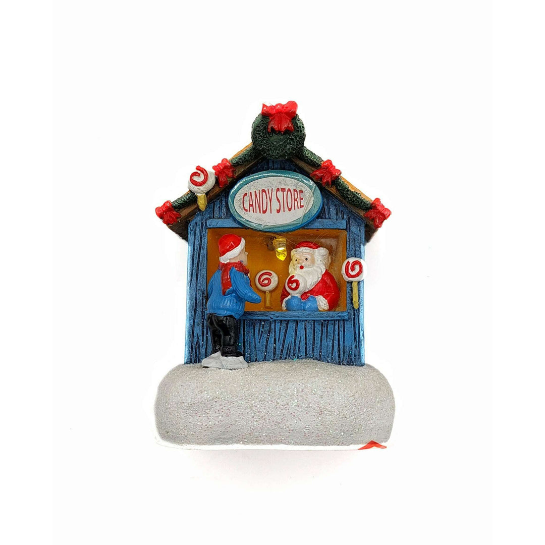 Holiday Candy Store. Christmas Village Decor Wizardi F07-N1-4-22758B
