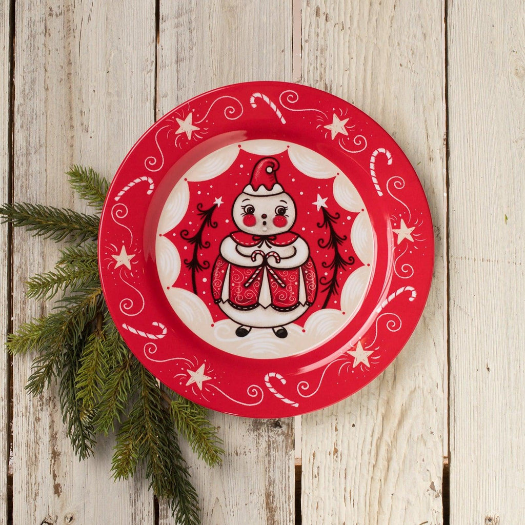 Holiday Double Cane Candice Plates S/4 by Johanna Parker for Bethany Lowe - Quirks!