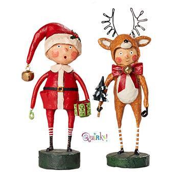 Holiday Friends Set of 2 Lori Mitchell Figurines - Quirks!
