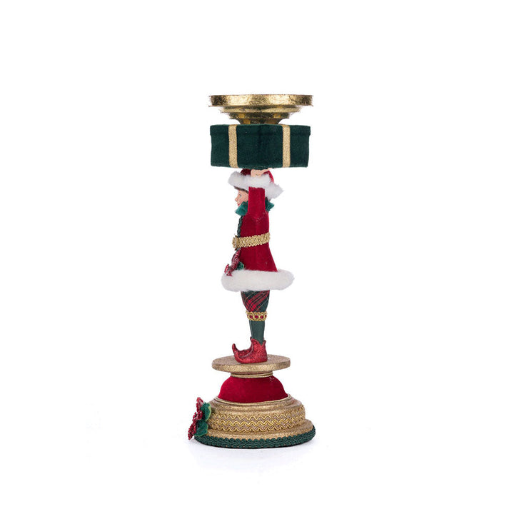 Holiday Magic Elf Candlestick by Katherine's Collection image 1