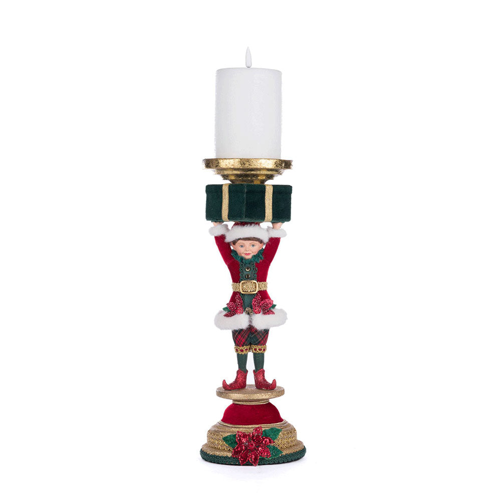 Holiday Magic Elf Candlestick by Katherine's Collection image 4