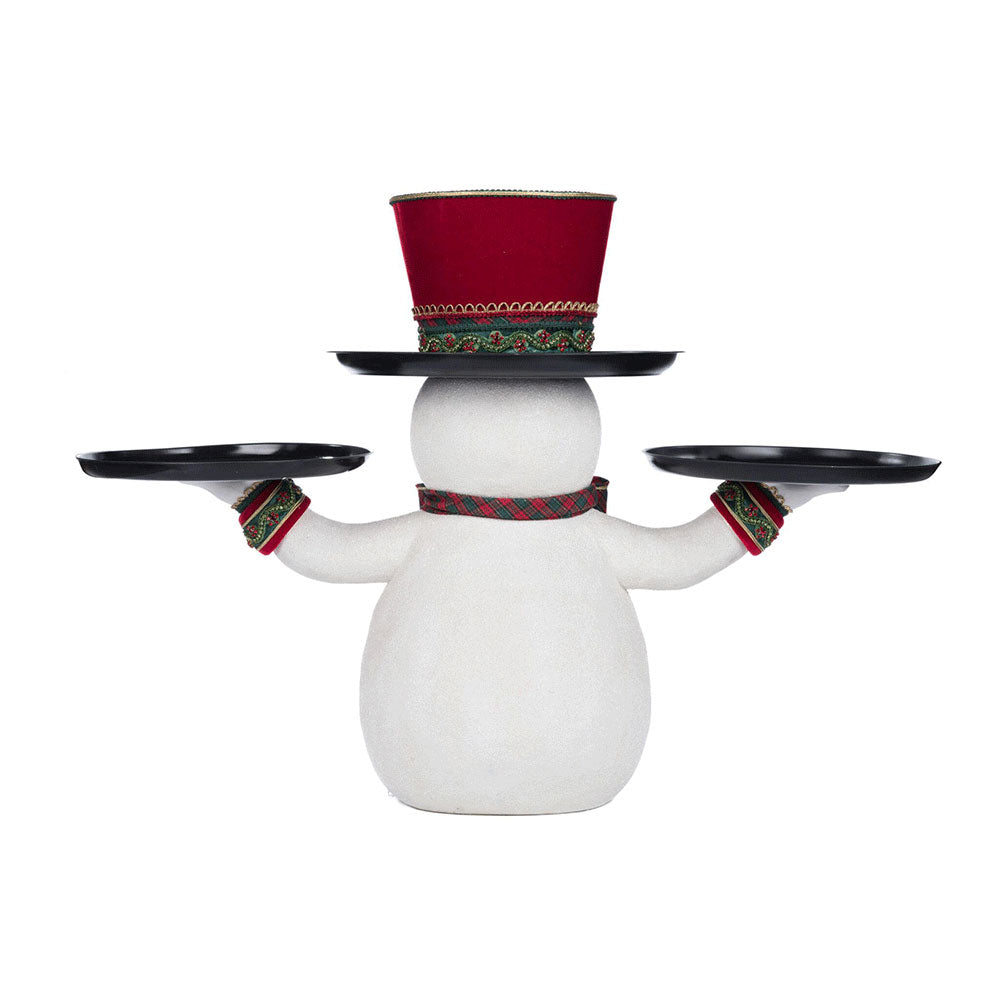 Holiday Magic Snowman Serving Piece by Katherine's Collection image 2