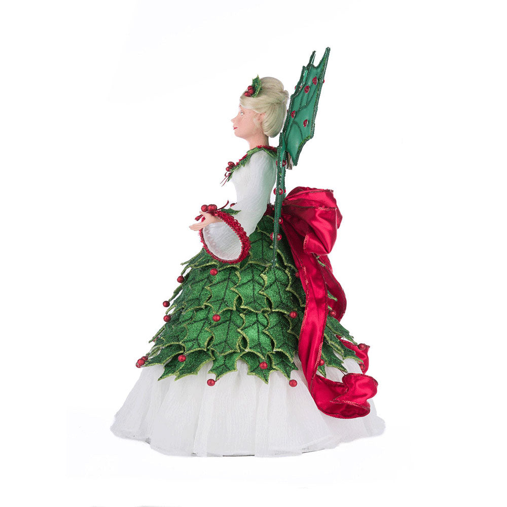 Holly Berry Fairy Tree Topper by Katherine's Collection image 1