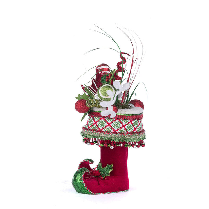 Holly Woods Elf Boots Tabletop Container by Katherine's Collection image 1