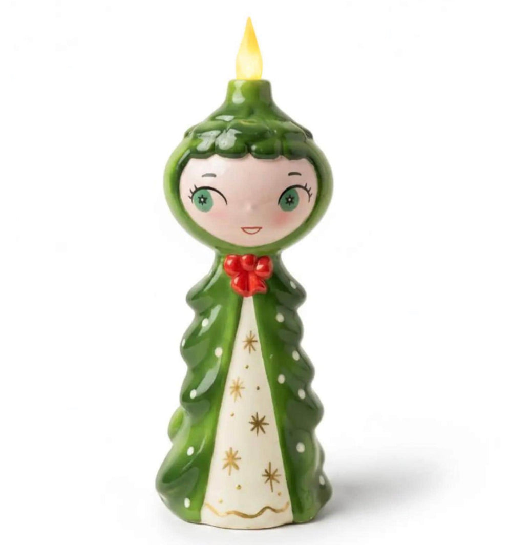 holt howard tree girl candle-lite vintage christmas reproduction by retro revival