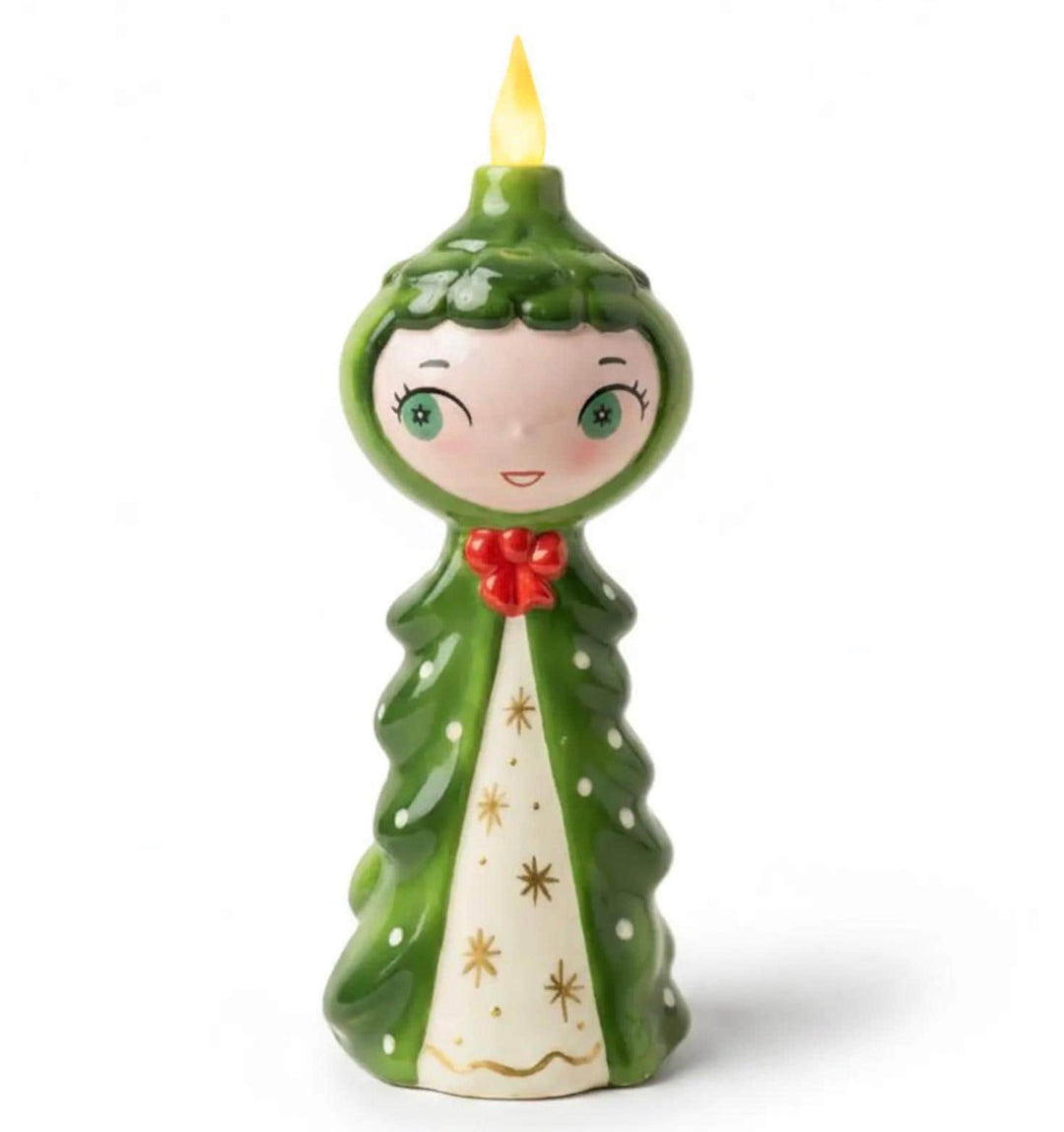 holt howard tree girl candle-lite vintage christmas reproduction by retro revival