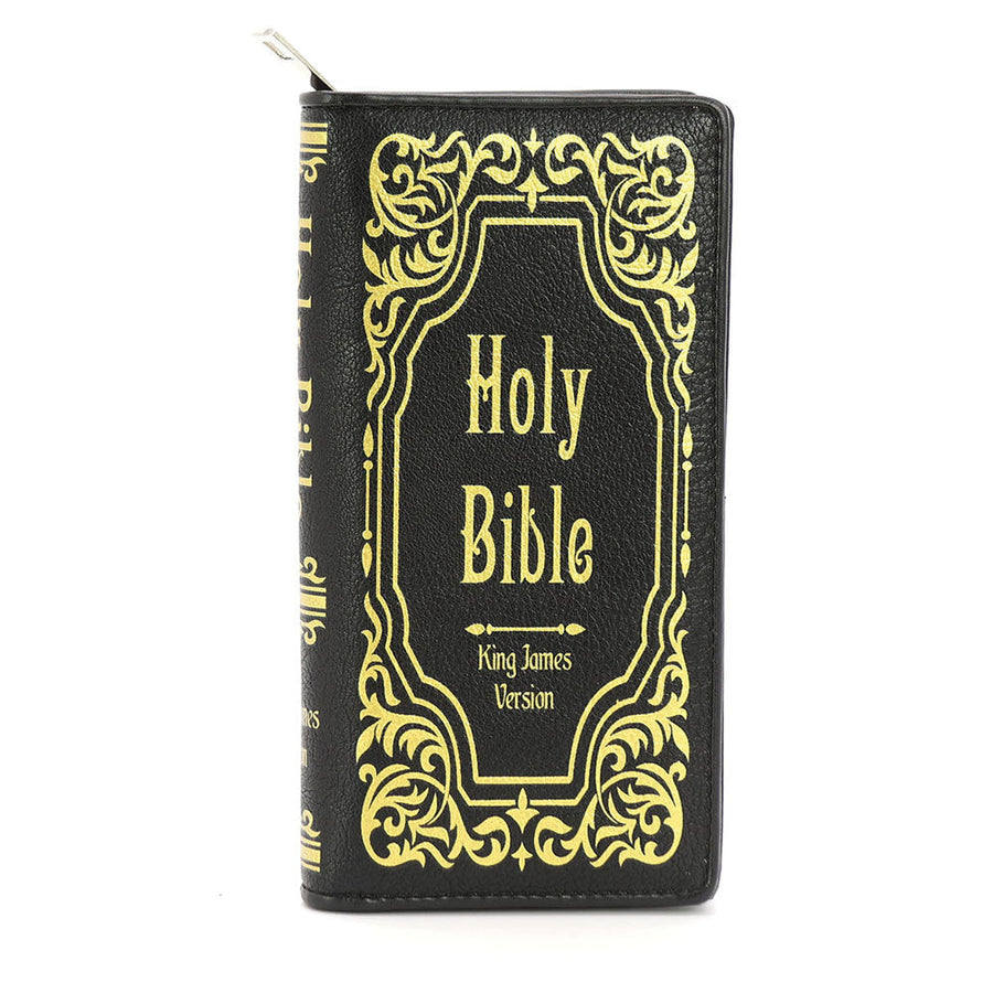 Holy Bible Kjv Book Wallet In Vinyl by Book Bags