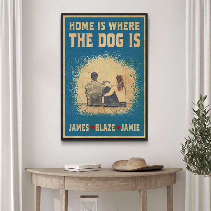 Home Is Where The Dog Is Sign II