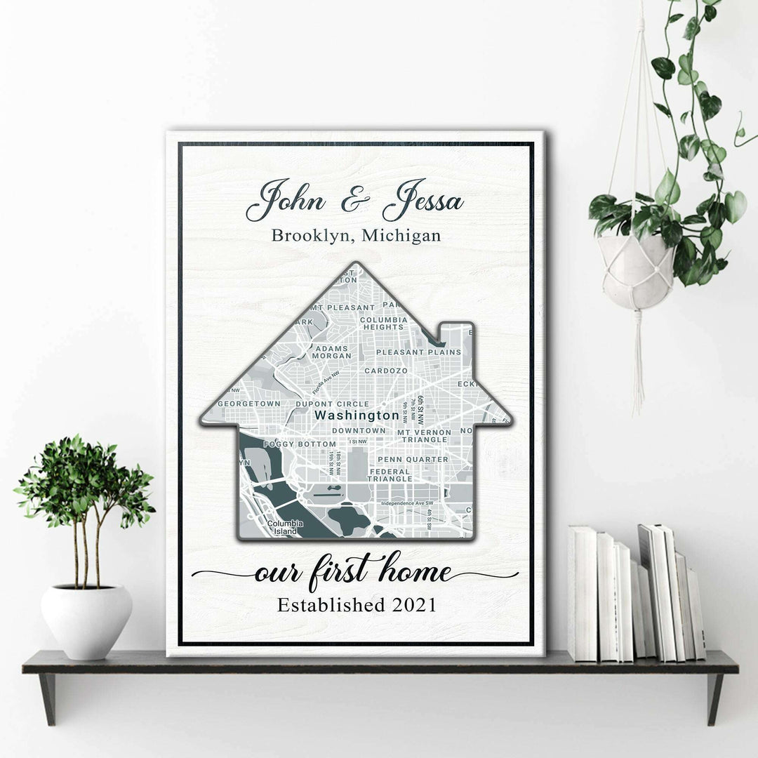 Home Map Sign
