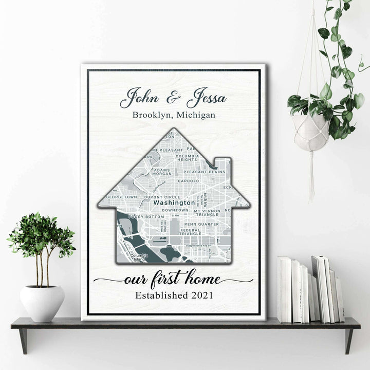 Home Map Sign