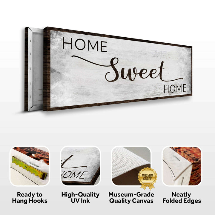 Home Sweet Home Grunge Sign