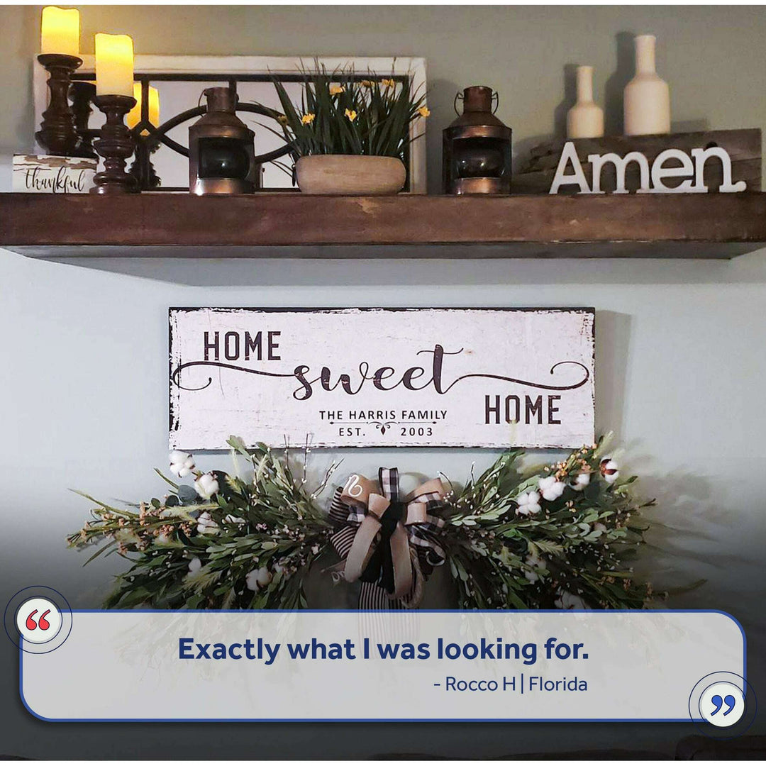Home Sweet Home Sign
