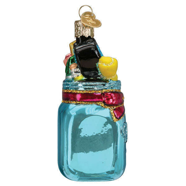 Old World Christmas Homeschooling Mom Blown Glass Ornament