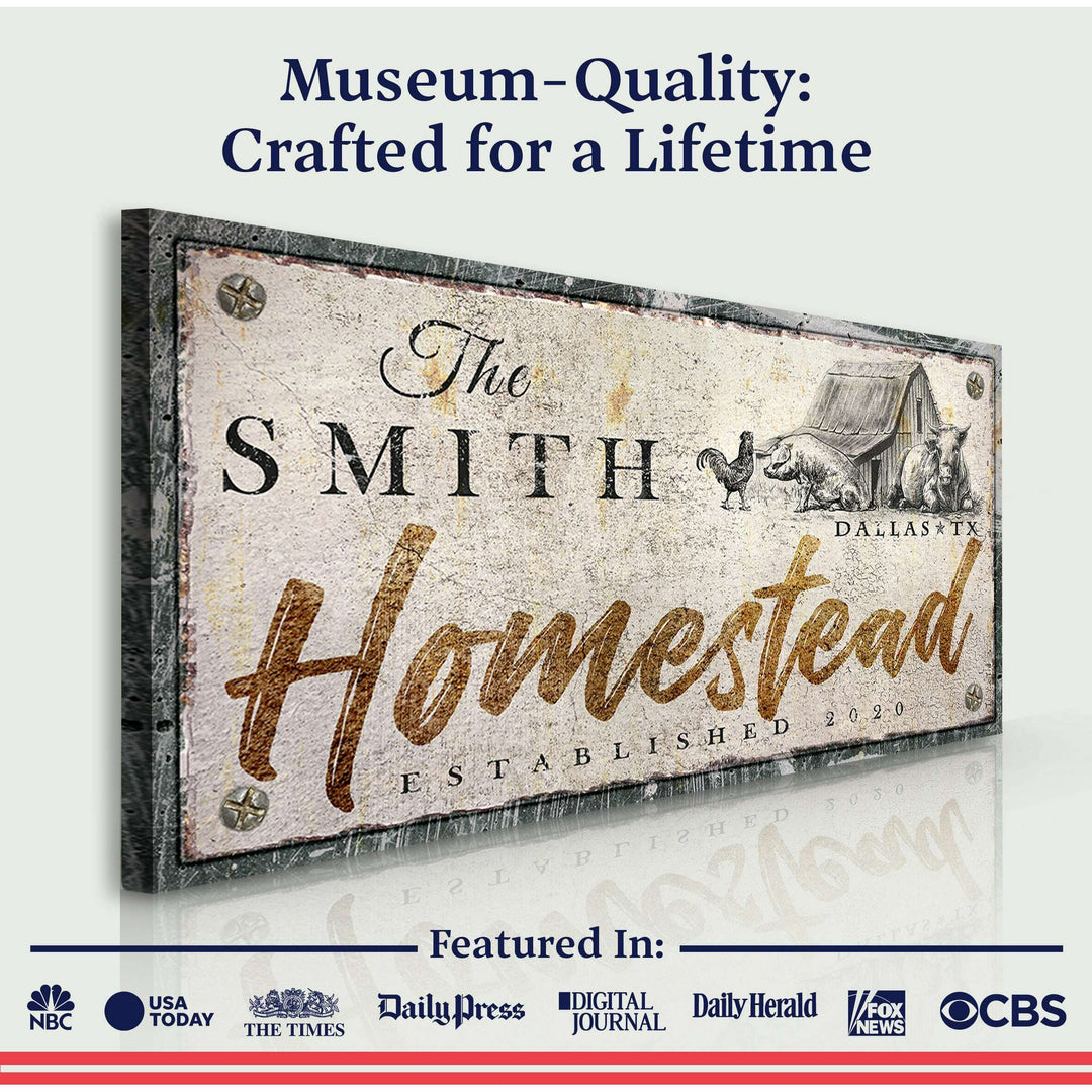 Homestead Sign IV