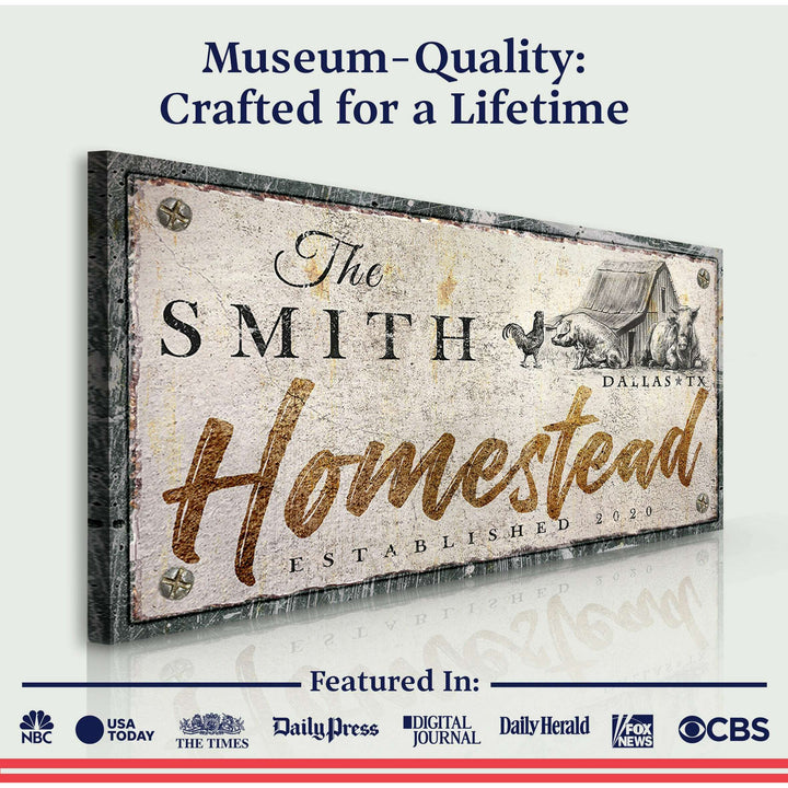 Homestead Sign IV