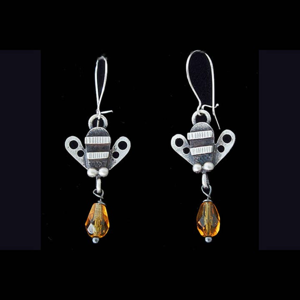 Honey Bee Earrings by Faire 