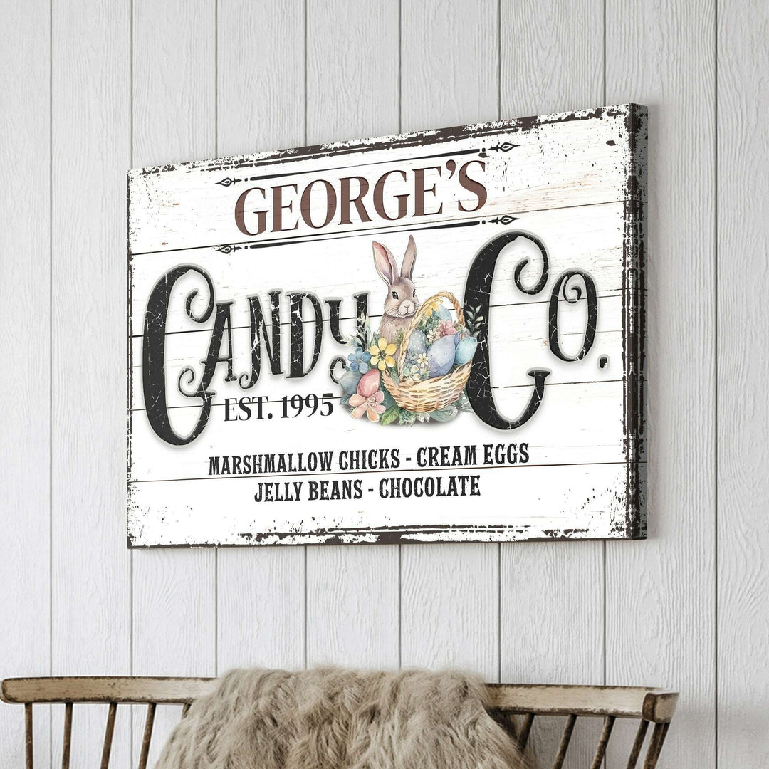 Honey Bunny Candy Company Sign II