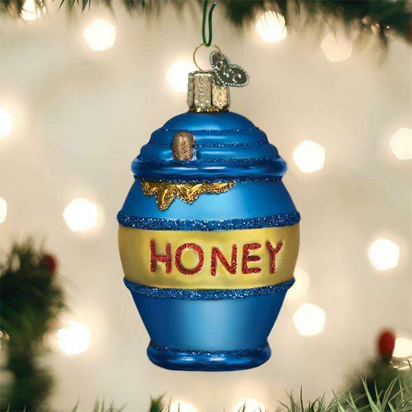Old World Christmas Honey Pot Blown Glass Ornament