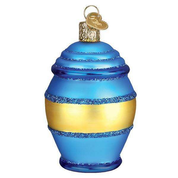 Old World Christmas Honey Pot Blown Glass Ornament