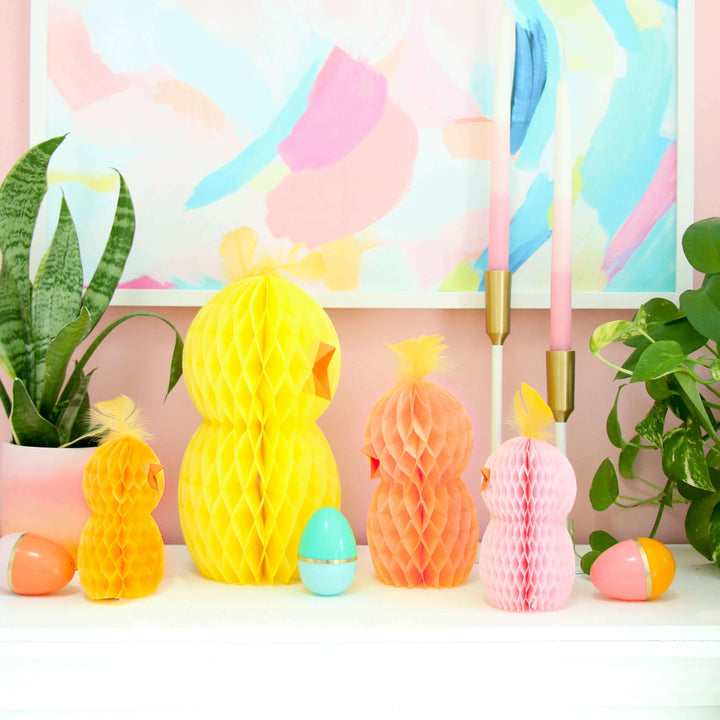 Honeycomb Chick Decorations