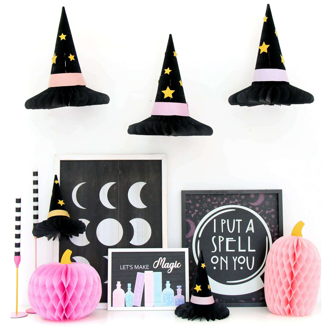 Honeycomb Witch Hats