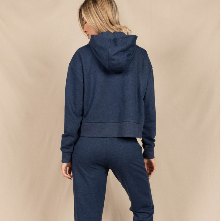The Big Blue | Navy Goldilocks™ Women’s Half Zip Lounge Hoodie