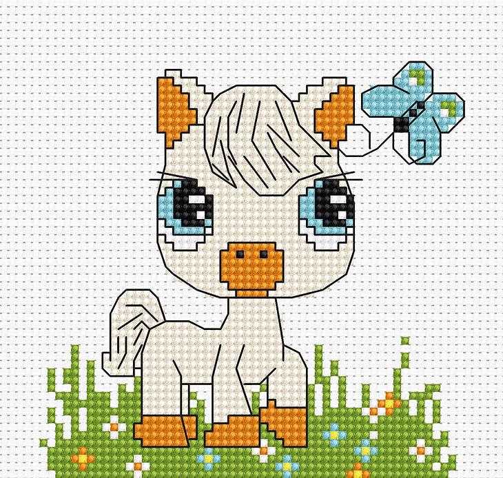 Horse B045L Counted Cross-Stitch Kit