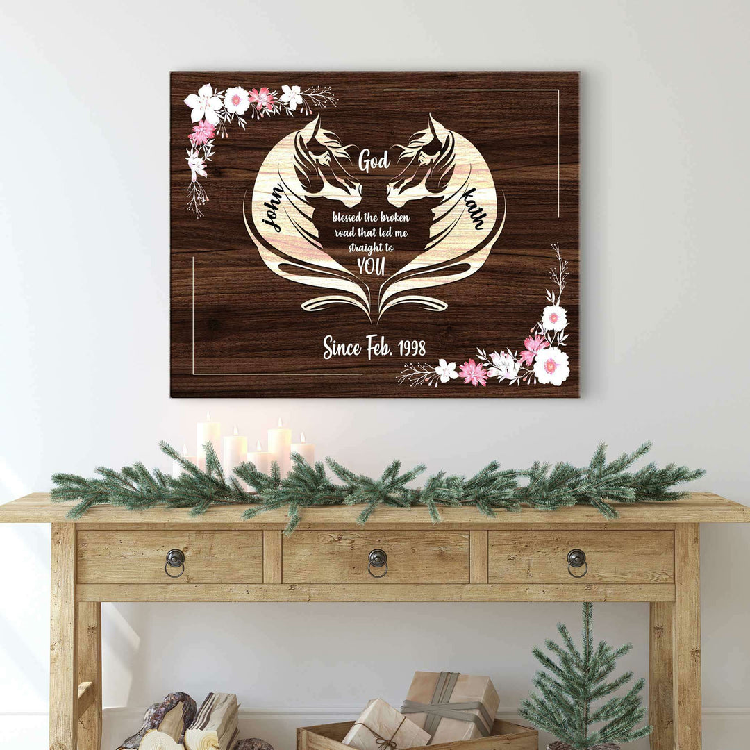 Horse Couple Sign II