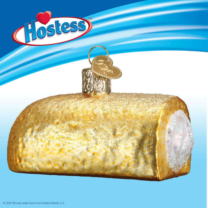 Old World Christmas Hostess Twinkies Box Blown Glass Ornament