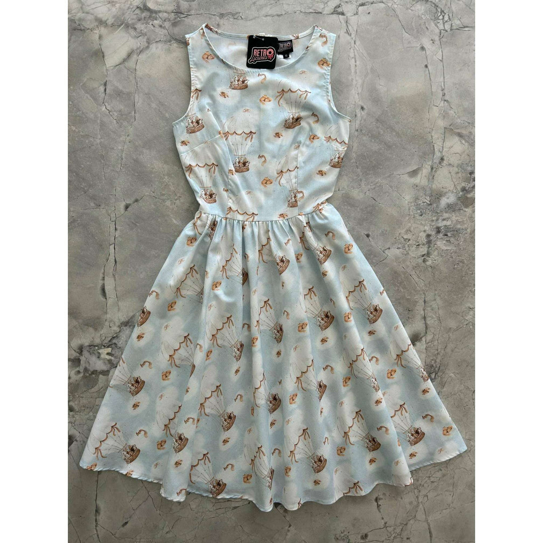 Hot Air Balloon Vintage Dress