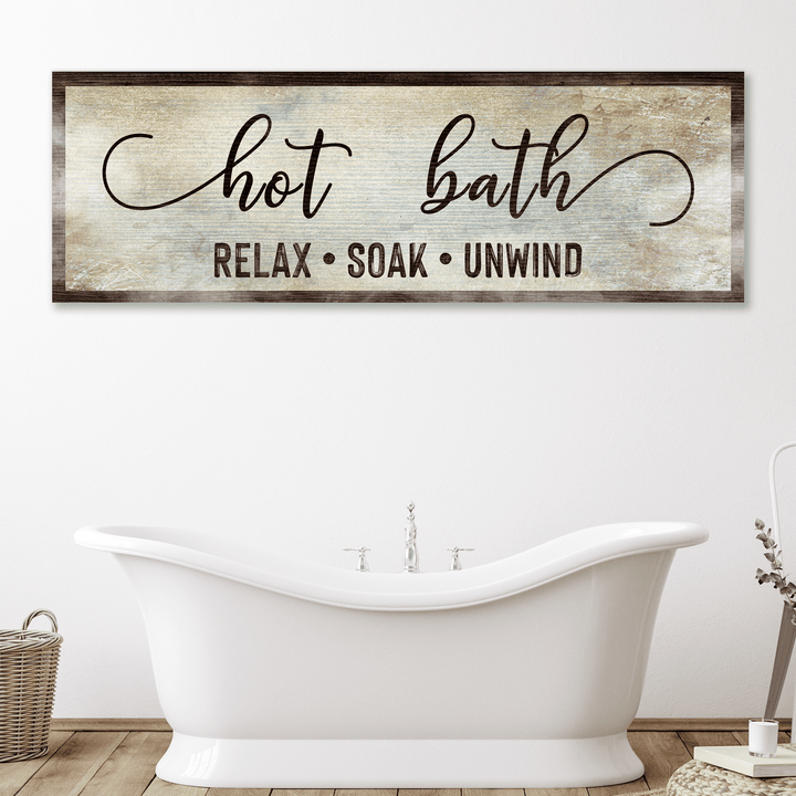 Hot Bath Sign