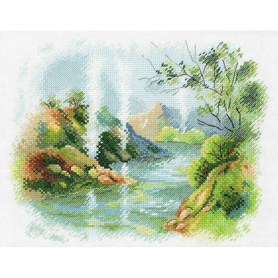 Hot Spring Valley A-041 Cross stitch kit