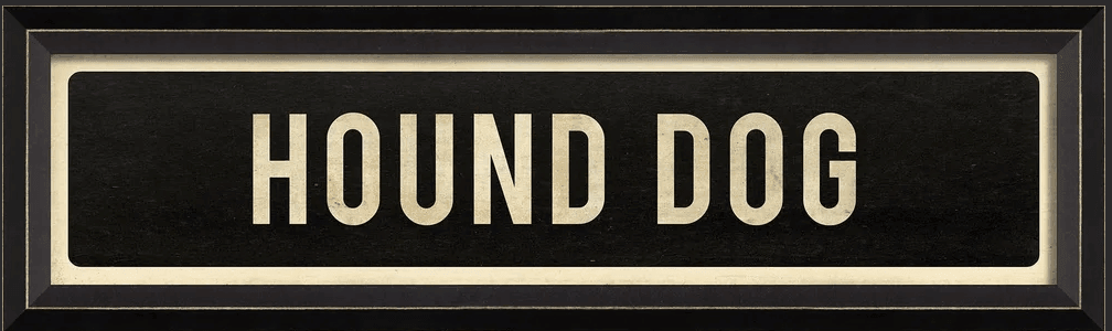 Hound Dog Wall Art By Spicher and Company - Quirks!