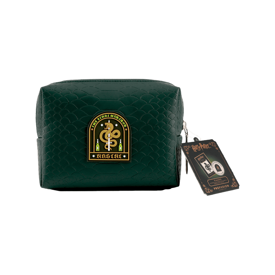 HP Dark Arts | Nagini Cosmetic Bag with Face Gems & Temporary Tattoo
