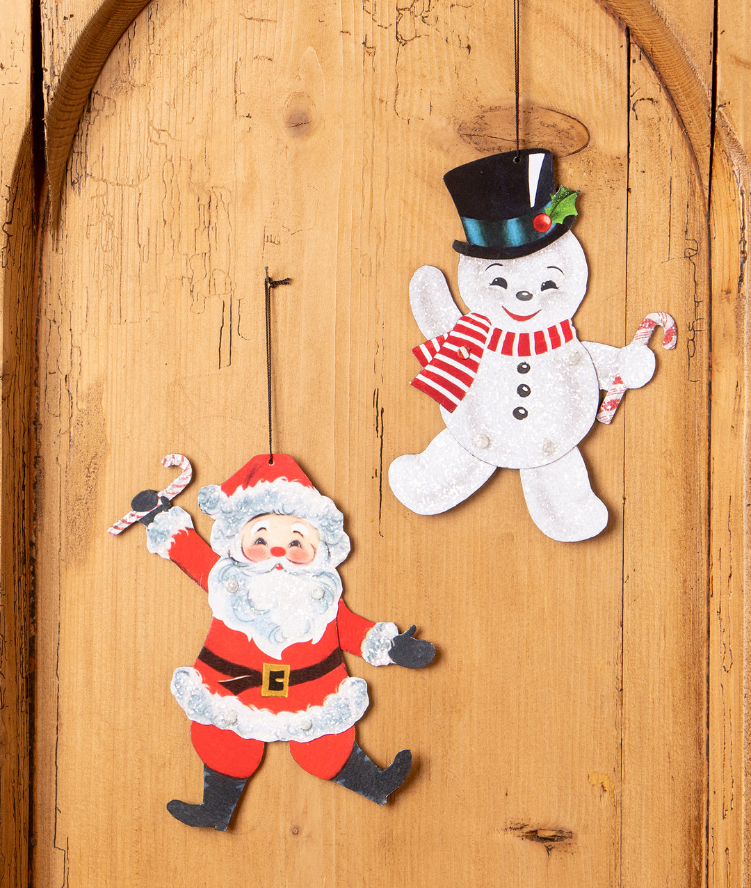 Retro Rockin' Santa Ornament by Bethany Lowe Designs, image 4