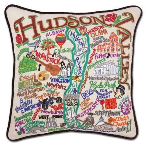 Hudson Valley Hand-Embroidered Pillow - Quirks!