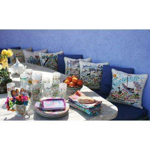 Hudson Valley Hand-Embroidered Pillow - Quirks!