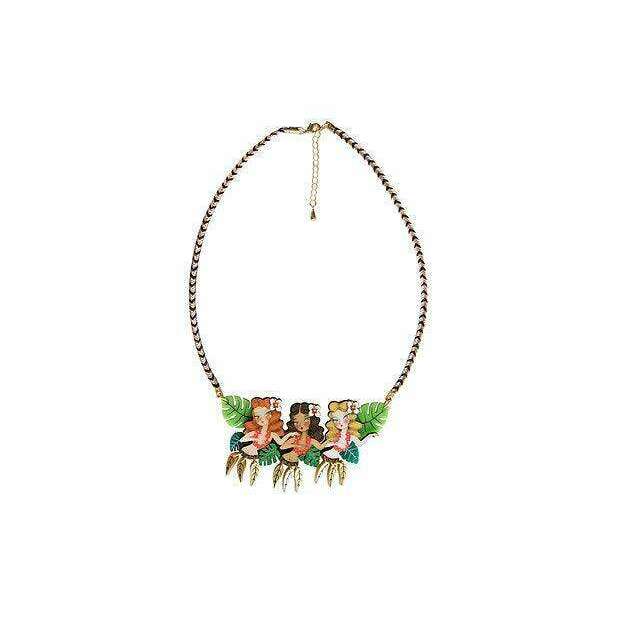 Hula Girls Necklace by Laliblue - Quirks!