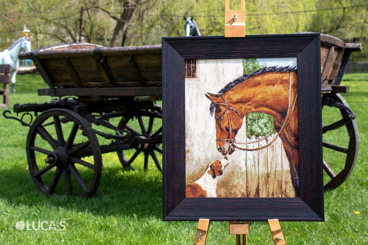 Hunter and Foxhound B580L Counted Cross-Stitch Kit