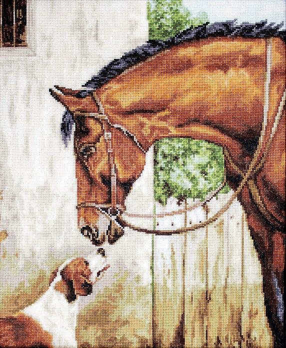 Hunter and Foxhound B580L Counted Cross-Stitch Kit