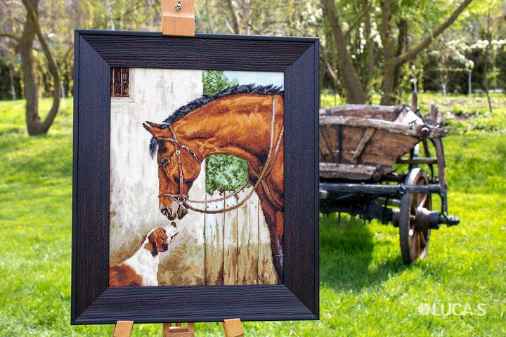 Hunter and Foxhound B580L Counted Cross-Stitch Kit