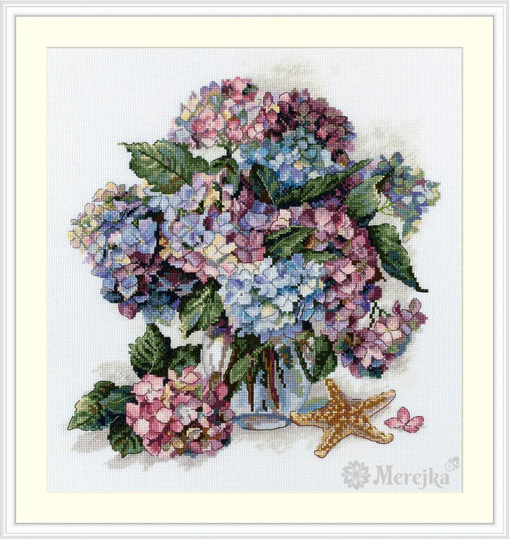 Hydrangea K-178 Counted Cross-Stitch Kit
