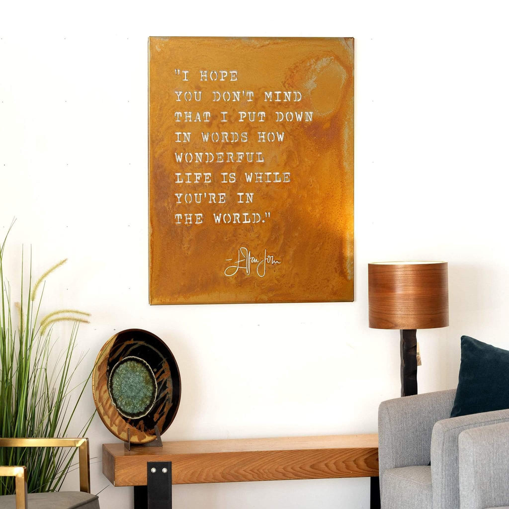 "I Hope You Don't Mind" Wall Art by Prairie Dance - Quirks!