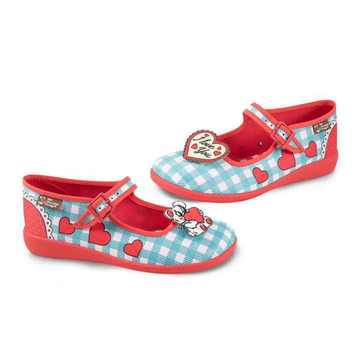 I Love You Women's Mary Jane Flats