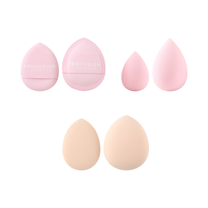 Blending Essentials Makeup Sponge & Puff Set