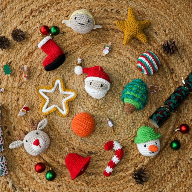 DIY Crochet Kit Christmas Balls PAK260