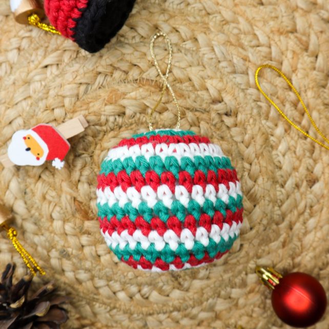 DIY Crochet Kit Christmas Balls PAK260